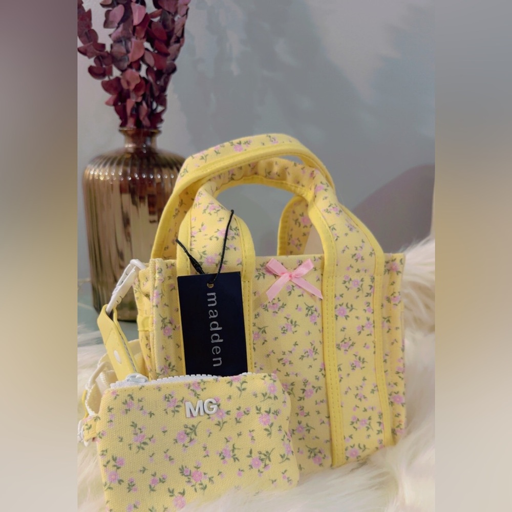 Viral Madden Girl Floral Mini Tote with Coin Purse